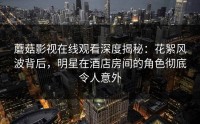 蘑菇影视在线观看深度揭秘：花絮风波背后，明星在酒店房间的角色彻底令人意外